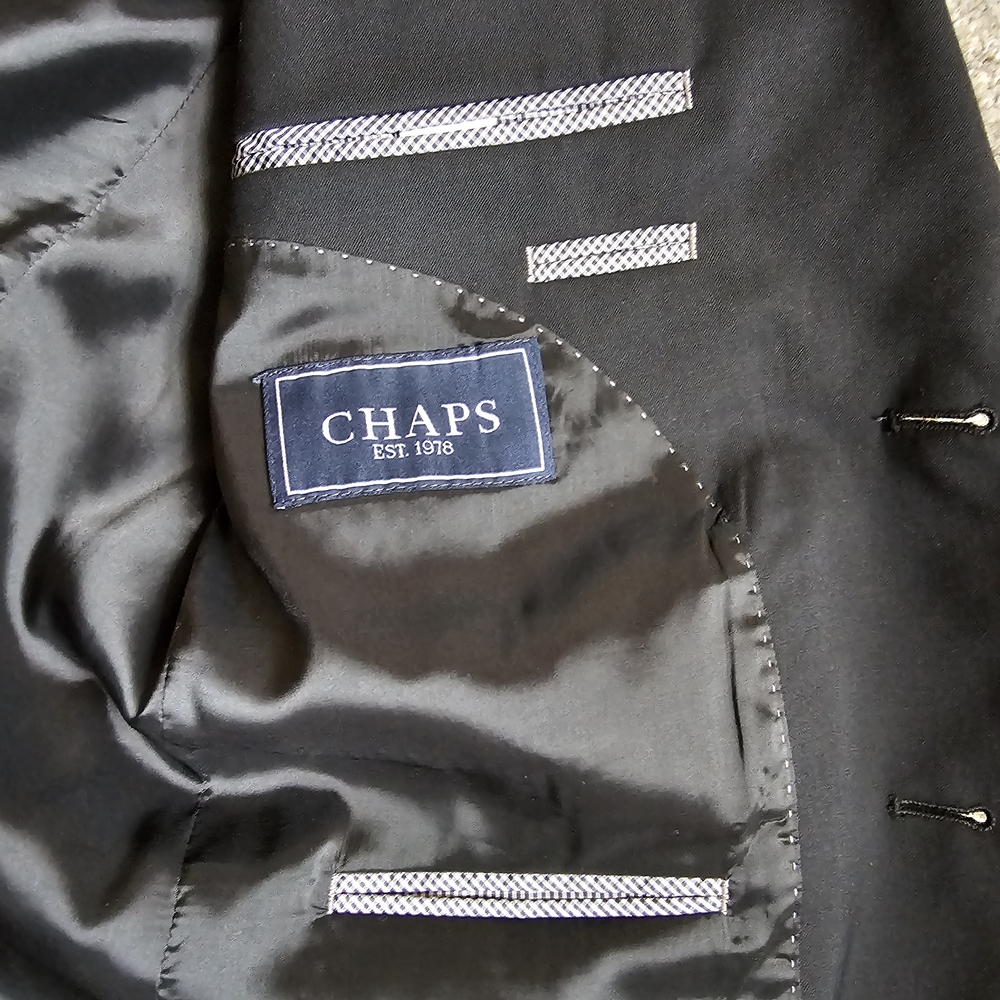 Chaps Classic Black Sport Coat - Picture 5 of 7